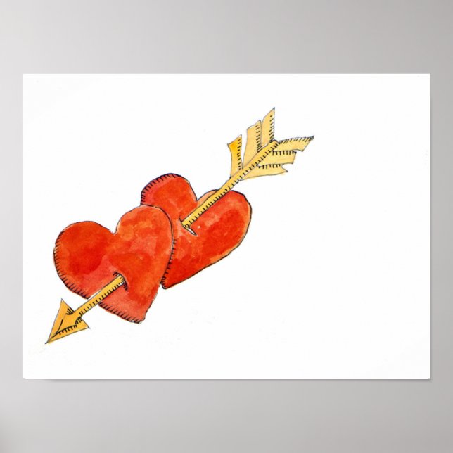 Poster Two hearts - arrow 2011 (Frente)