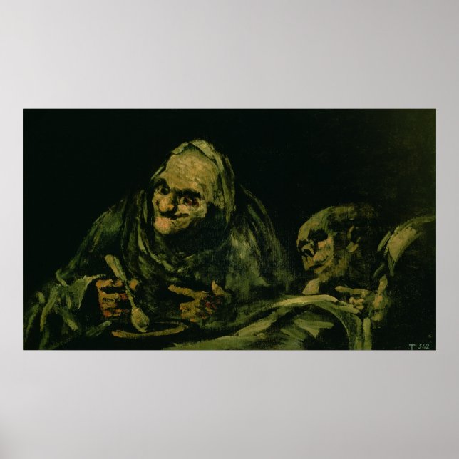 Poster Two Old Men Eating (Frente)