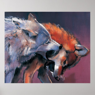 Pôster Two Wolves
