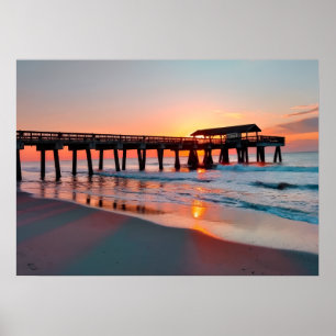 Poster Tybee Island Sunrise