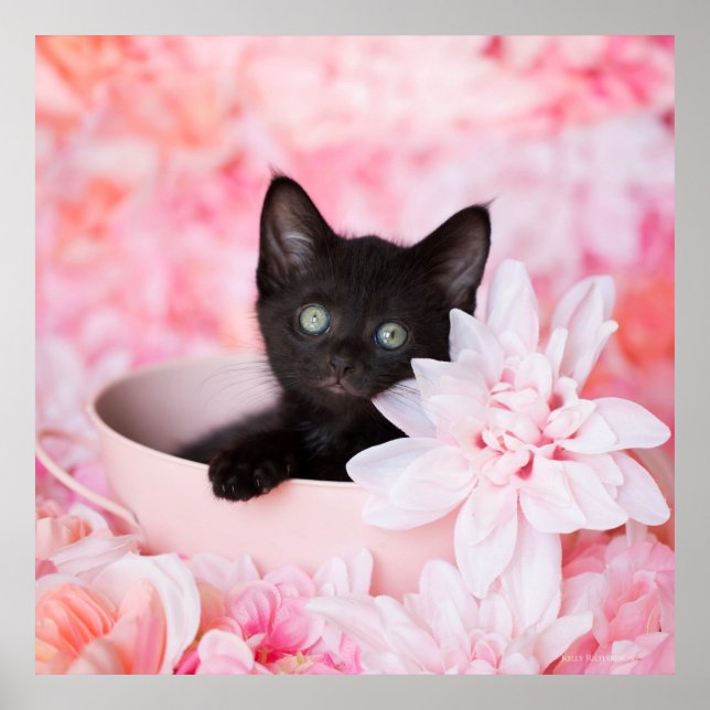 Poster Tye Pink Floral (Frente)