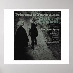 Poster Tyhmens Saperstein Circles do Álbum de Ressonância