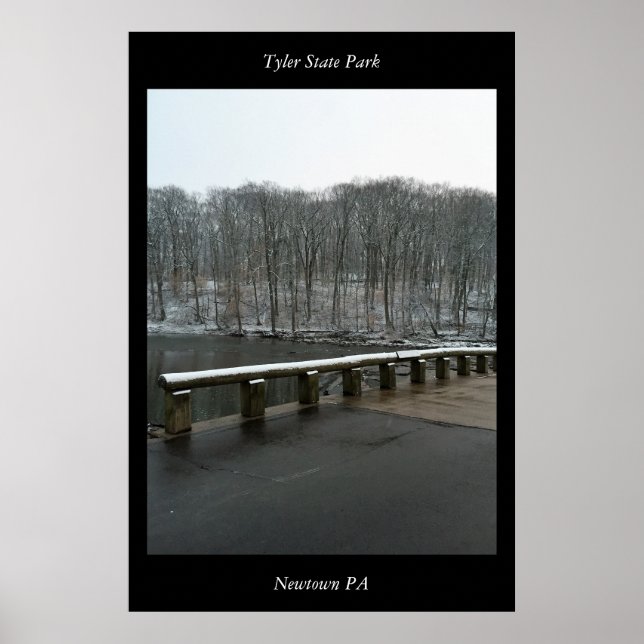 Poster Tyler State Park Newtown PA (Frente)