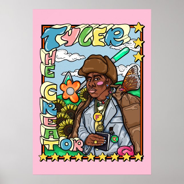 Poster Tyler The Creator Funky Portrait (Frente)