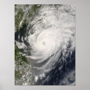 Poster Typhoon Neoguri approaching China