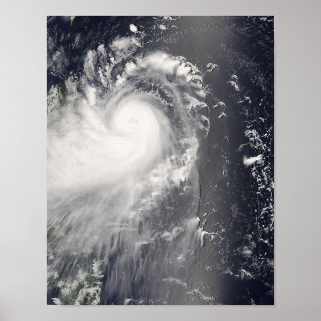 Poster Typhoon Nuri approaching the Philippine Islands (Frente)