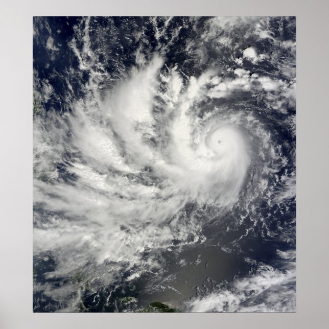 Poster Typhoon Parma dirigindo-se para oeste (Frente)