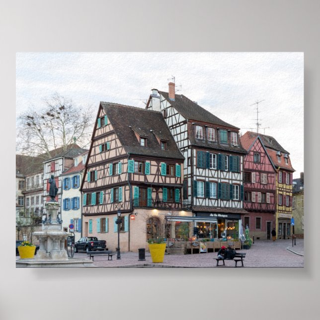 Poster Typical houses in Colmar (Frente)