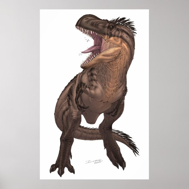 Poster Tyrannosaurus rex (Frente)