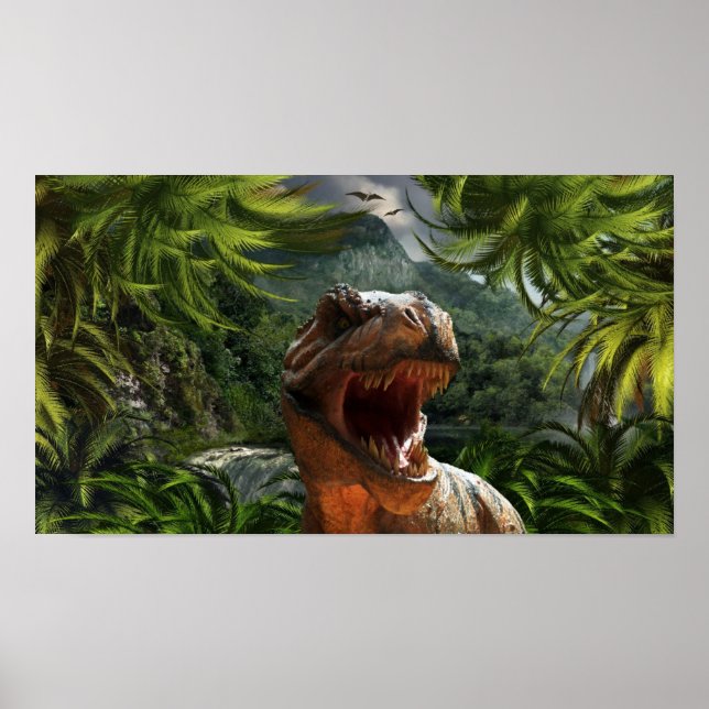 Poster tyrannosaurus-rex-284554 tyrannosaurus rex dinosau (Frente)