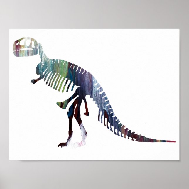 Pôster Tyrannosaurus skeleton (Frente)