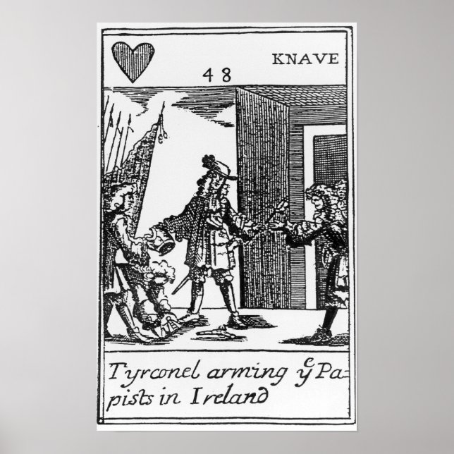Pôster Tyrconnel Arming, os Papistas na Irlanda (Frente)
