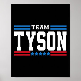 Poster Tyson do Sobrenome da família do membro de vida do