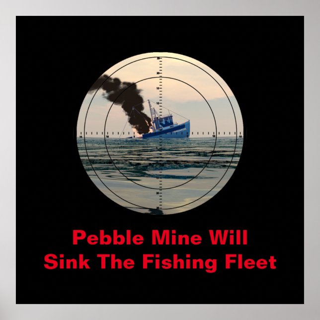 Poster U-29 - Stop Pebble Mine (Frente)