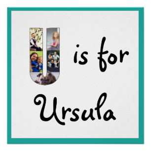 Pôster U é para nome