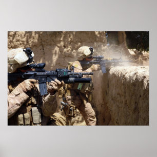 Pôster U.S. Fuzileiros navais na província de Helmand de