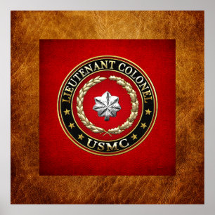 Pôster U.S. Fuzileiros navais: Tenente Coronel (USMC