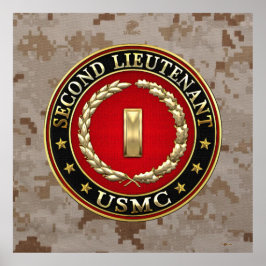 Pôster U.S. Marines: Second Lieutenant (USMC 2ndLt) [3D]