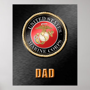 Poster U.S. Pai do Corpo do Marines