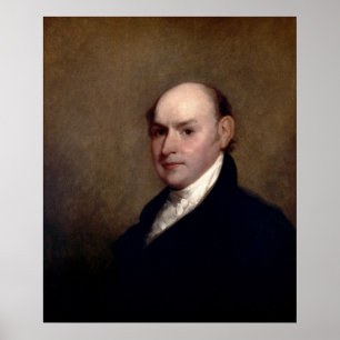 Pôster U.S. Presidente John Quincy Adams por Gilbert