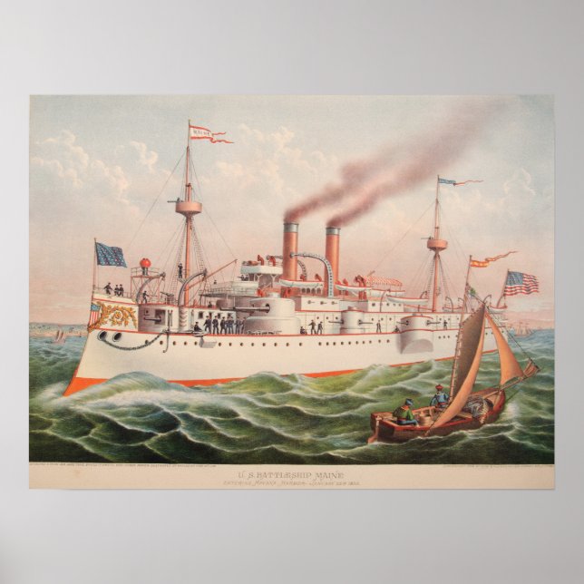 Poster U.S.S. Maine (Frente)