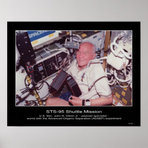 Pôster U.S. Senador John H. Glenn