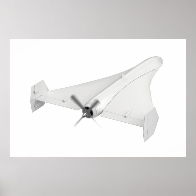 Poster UAV militar movido a propulsor (Frente)