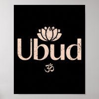 Ubud Li Om Espiritual Lótus Viagem Meditação Ioga
