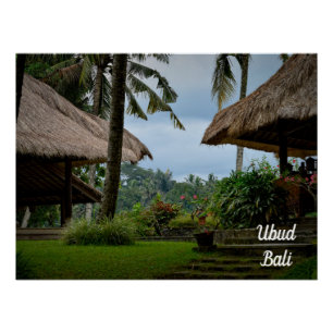 Pôster Ubud Viagem, Bali Viagem