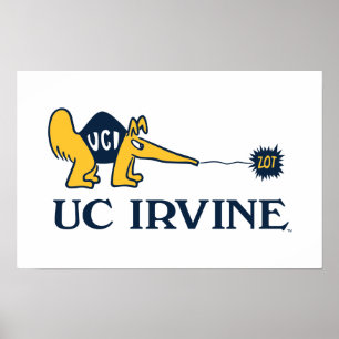 Poster UC Irvine UCI Anteatistas Zot!