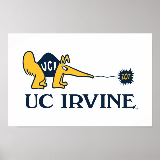 Poster UC Irvine | UCI Anteatistas Zot! (Frente)