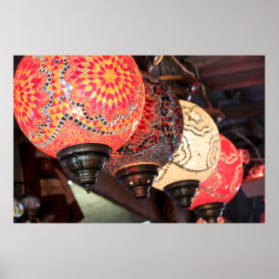 Poster Uchisar, Luzes Coloridas, Mosaicas