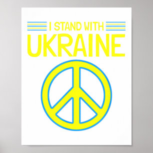 Poster Ucrânia Apoio Ucraniano à Luta Contra a Guerra I C