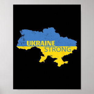 Poster Ucrânia Forte - Eu Estou Com a Paz da Ucrânia
