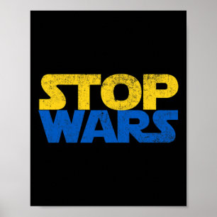 Poster Ucrânia Pare as Guerras