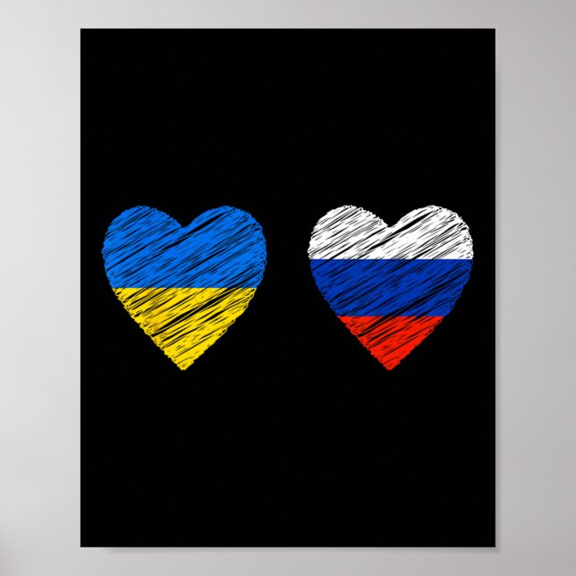 Poster Ucrânia Rússia Paz  (Frente)