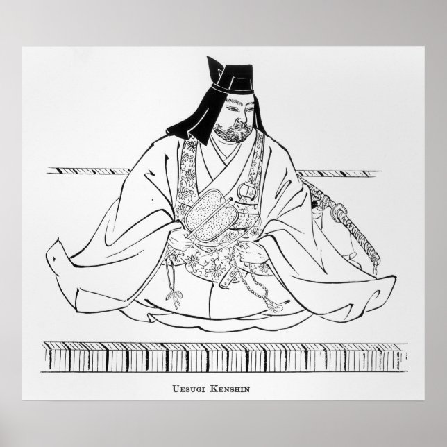 Poster Uesugi Kenshin (Frente)