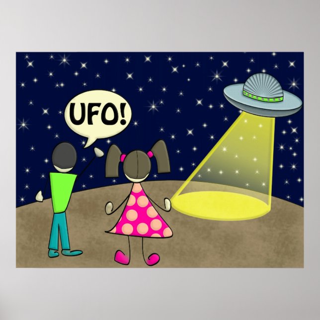 Pôster ufo (Frente)