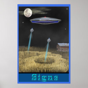 Pôster UFO do Círculo de Corte