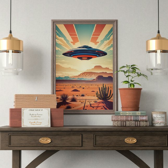 Poster Ufo no Deserto (Criador carregado)