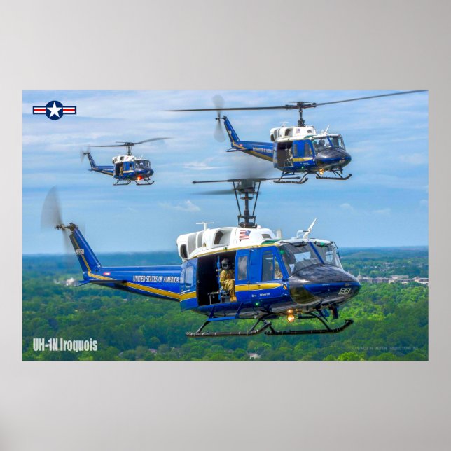 POSTER UH-1N IROQUOIS (Frente)