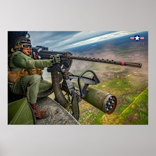 POSTER UH-1Y VENOM GUNNER (Frente)