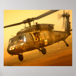 Poster UH-60A Black Hawk Helicopter