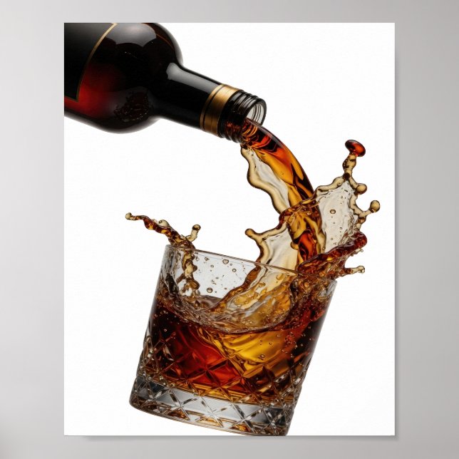 Poster Uísque Áureo MODERNO COM REFRESCO (Frente)
