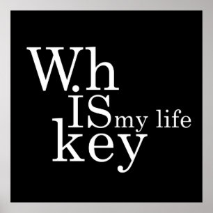 Poster uísque é minha vida