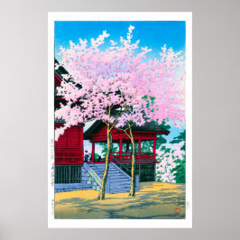 Poster ukiyoe - hasui - No.44 Kiyomizu Hall, Ueno -