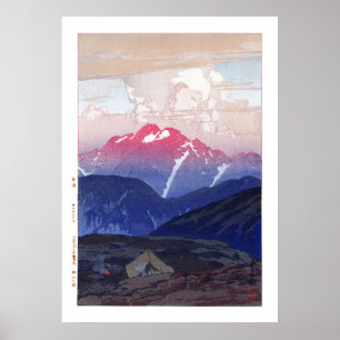 Poster ukiyoe - Yoshida - 10 - Manhã, no Monte Tsurugi -