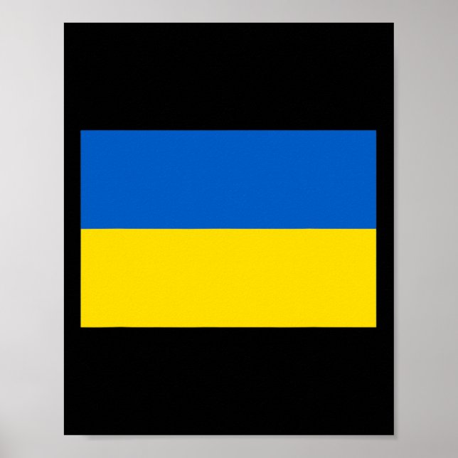 Poster Ukraine Flag Design  (Frente)