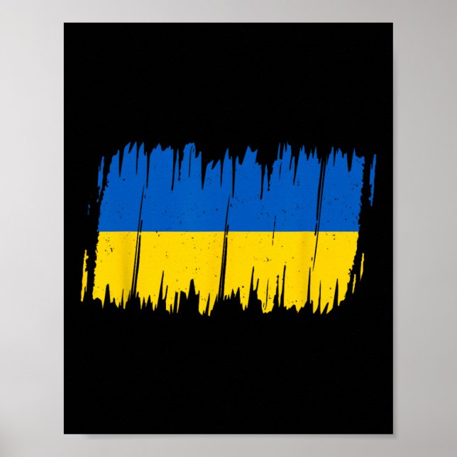 Poster Ukraine Flag National Flag Kiev Ukrainian Kyiv 1  (Frente)
