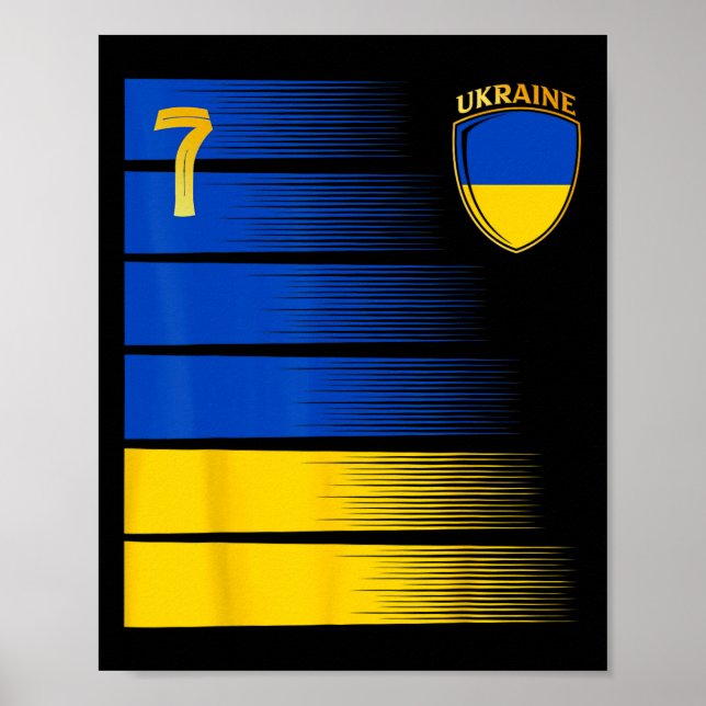 Poster Ukraine Flag Ukrainian Pride Lovers 4  (Frente)